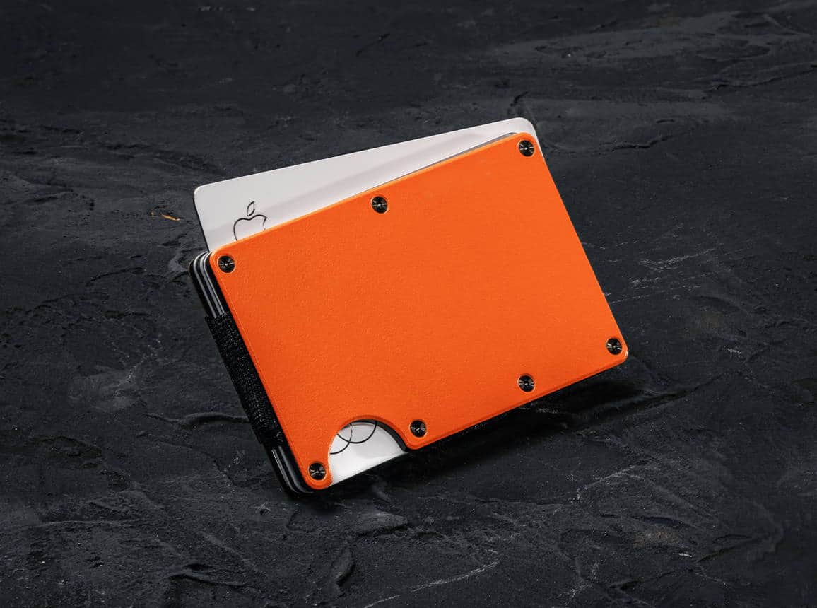 BusinessWallet Aluminium Orange Bankkártyatartó Pénztárca